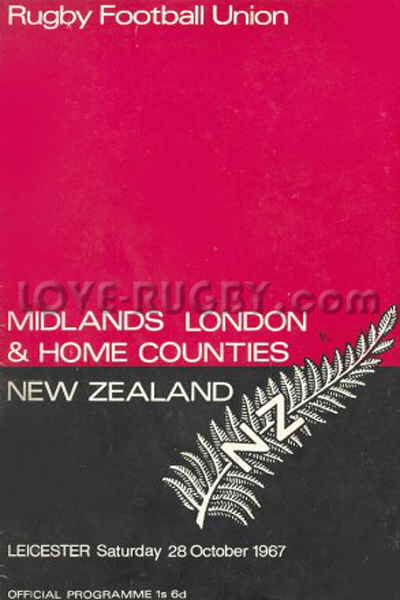 Midlands London & Home Counties New Zealand 1967 memorabilia